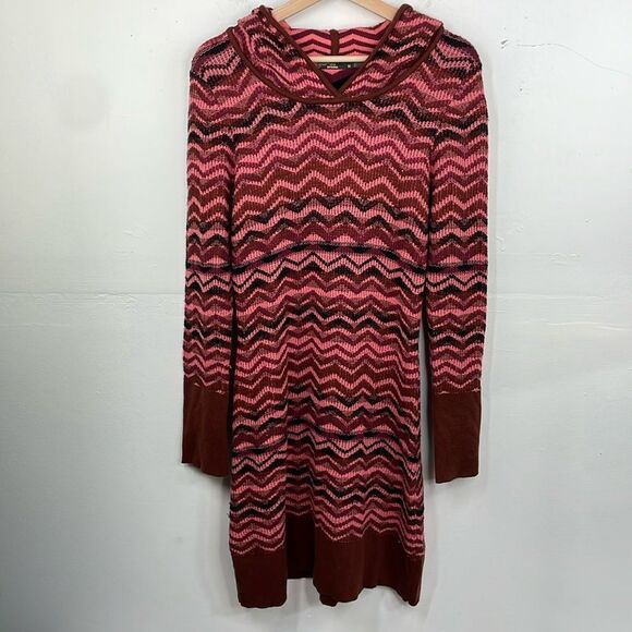 Prana Dresses & Skirts - Prana Meryl Sweater Dress with hood Organic Cotton size Medium